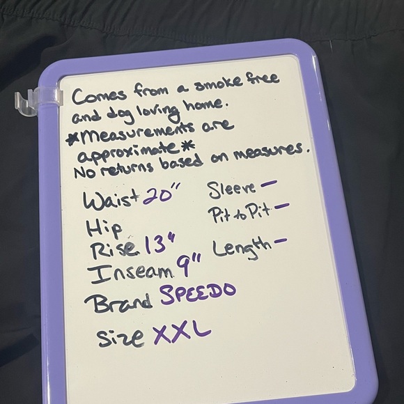 Speedo Men’s XXL Tech Volley Black Shorts EUC - Picture 5 of 7